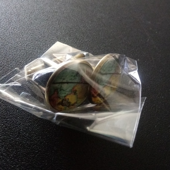 Mens vintage style cufflink - Picture 4 of 4